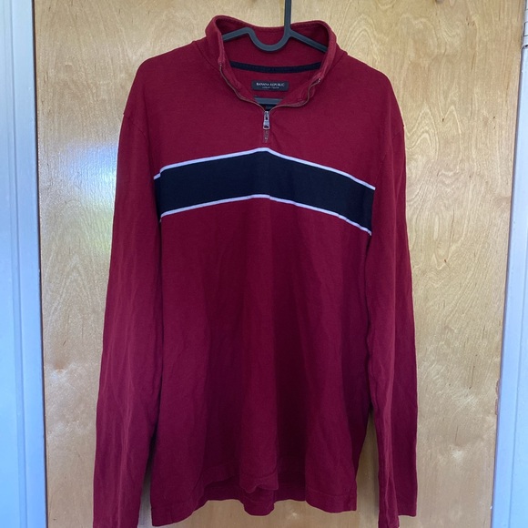 Banana Republic Other - Banana Republic Luxury Touch Men's Quarter Zip Size L